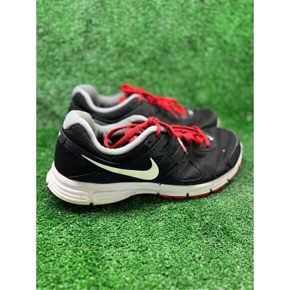 Nike Shoes Mens 12 Revolution 2 Running Sneakers Black Mesh Low Top 573751-016 - Picture 3 of 12